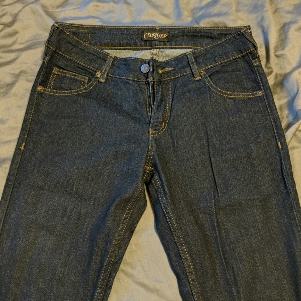 Courtshop denim jeans size 28 mid-rise skinny